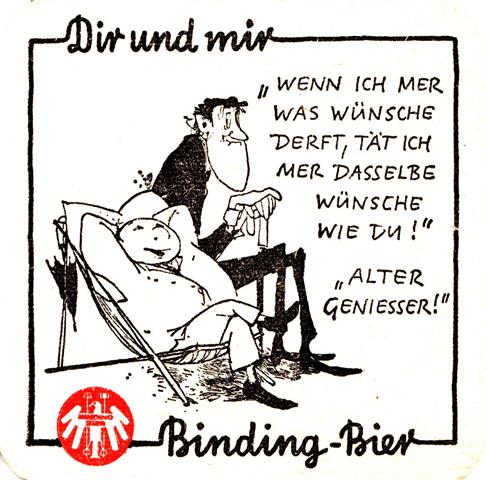frankfurt f-he binding dir & mir bier 18b (quad185-wenn ich-schwarzrot)